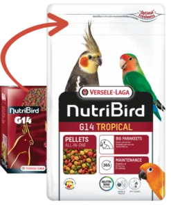 VERSELE-LAGA Versele Laga NutriBird G14 Tropical -Manutenzione -Uccelli Forniture Negozio 52313 5410340221150pack 2 g