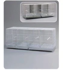 Mgz Alamber Gabbia Di Allevamento Colore Argento