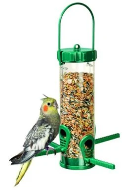 Flamingo Mangiatoia Per Uccelli Selvatici Per Uccelli Appesi - Verde 23 Cm -Uccelli Forniture Negozio alimentador wild bird para aves colgadero verde 23 cm 2 1 2 g